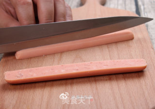 蔬菜吐司卷的做法步骤：3