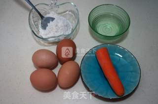 胡萝卜鸡蛋饼的做法步骤：1