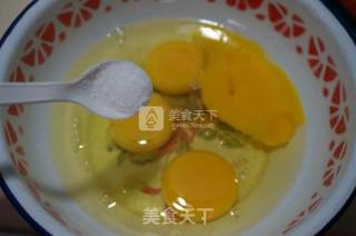 胡萝卜鸡蛋饼的做法步骤：2