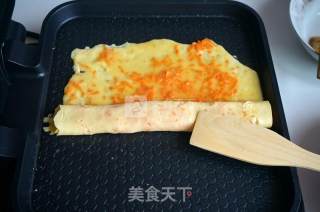 胡萝卜鸡蛋饼的做法步骤：8