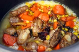 香菇排骨糯米饭的做法步骤：8
