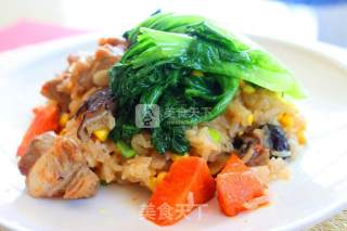 香菇排骨糯米饭的做法步骤：12