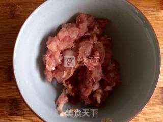 鲜香肉末炒粒粒的做法步骤：2