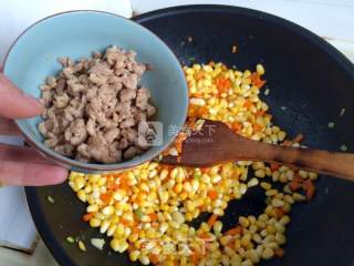 鲜香肉末炒粒粒的做法步骤：13