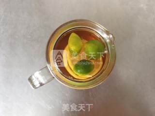 在家做一杯降温解暑鲜果茶——伴柠伴桔鲜果茶的做法步骤：6