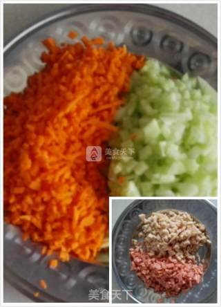 黄金炒饭的做法步骤：2