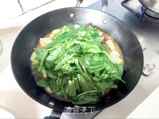 排骨烩菜的做法步骤：7