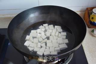 豆腐炒秋葵的做法步骤：3