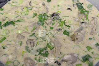 生蚝鸡蛋饼的做法步骤：12