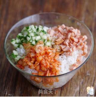 里脊肉包饭团的做法步骤：1