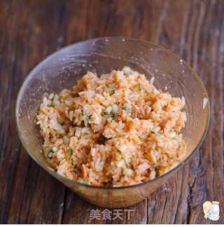 里脊肉包饭团的做法步骤：2