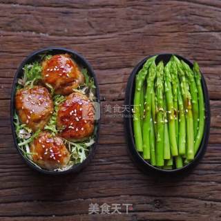 里脊肉包饭团的做法步骤：7