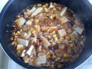 蚝香三鲜炖豆腐的做法步骤：21