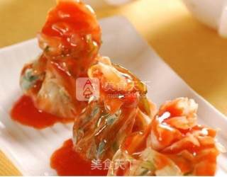 红果茄汁菜包的做法步骤：4