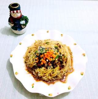凉拌三素的做法步骤：7