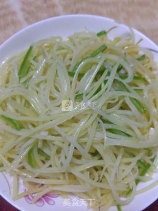 青椒土豆丝的做法步骤：6
