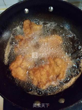 香酥鸡排的做法步骤：7