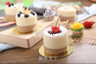七夕情人节食谱——巧克力酸奶芝士冻糕的做法步骤：17