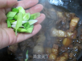 扁豆干五花肉的做法步骤：15