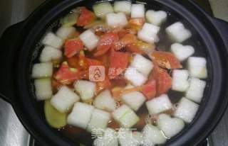 冬瓜番茄蛋饺汤的做法步骤：17