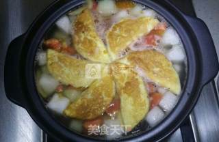 冬瓜番茄蛋饺汤的做法步骤：18