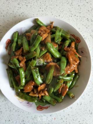 豆角炒肉片的做法步骤：4