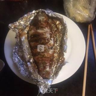 麻辣口水烤鱼的做法步骤：5