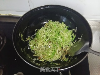 圆白菜炒粉条的做法步骤：8