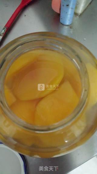 黄桃罐头的做法步骤：8
