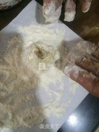 《土豆虾泥饼》的做法步骤：4