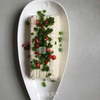 小葱拌豆腐的做法步骤：3