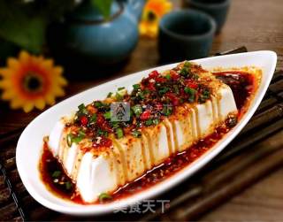 小葱拌豆腐的做法步骤：7