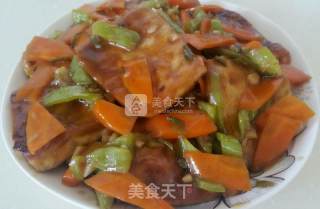 鱼香锅塌豆腐的做法步骤：4