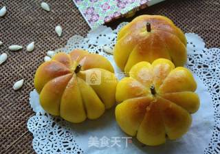 豆沙南瓜面包的做法步骤：17