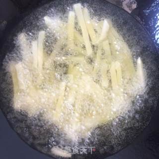 自制薯条的做法步骤：6