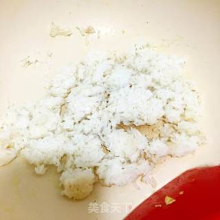 火腿炒蛋饭的做法步骤：6