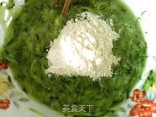清新黄瓜软饼的做法步骤：5