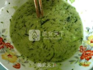 清新黄瓜软饼的做法步骤：7