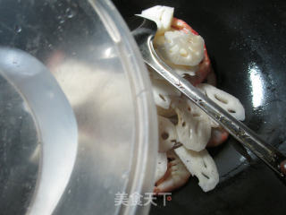 豉香莲藕鲜虾的做法步骤：4
