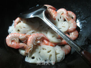 豉香莲藕鲜虾的做法步骤：5