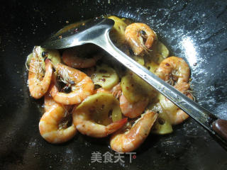 豉香莲藕鲜虾的做法步骤：10