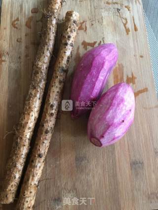 紫薯山药小鱼的做法步骤：1