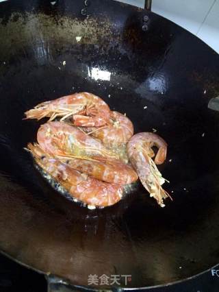 茄汁烧阿根廷红虾的做法步骤：8