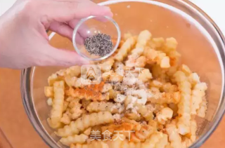 芝士肉酱薯条的做法步骤：2