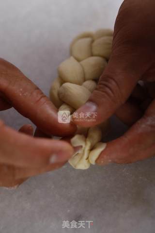 水果辫子面包的做法步骤：7
