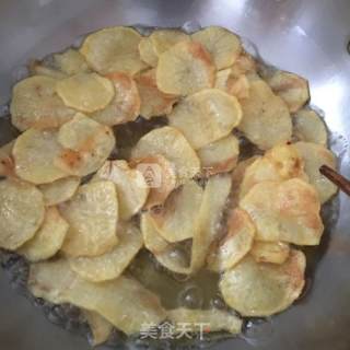 炸薯片的做法步骤：3