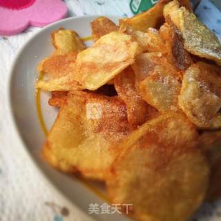 炸薯片的做法步骤：7