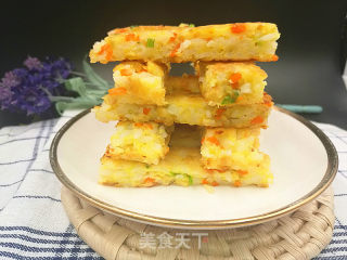 黄金米饭饼的做法步骤：5