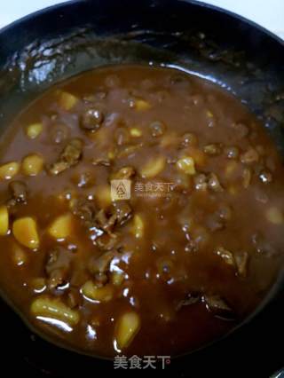 咖喱牛肉饭的做法步骤：7