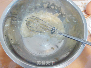 低脂香蕉松糕的做法步骤：2